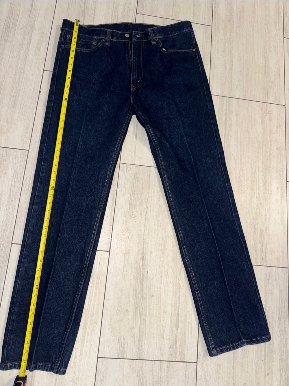 Levi's Indigo Straight-Leg Jeans - Picture 3 of 11